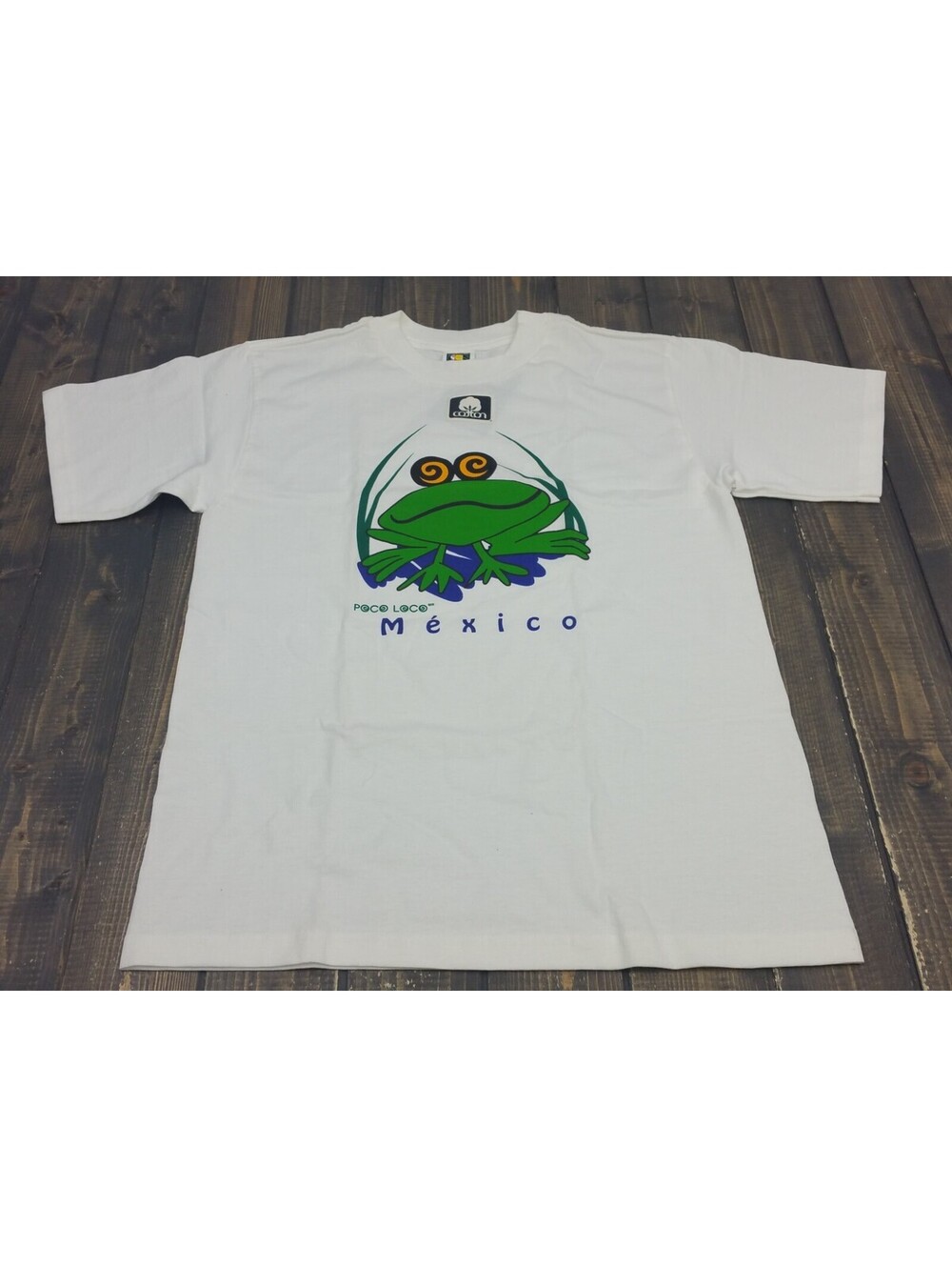 Vintage Poco Loco Club Ensenada Mexico T Shirt White Men’s L/XL with TAGS